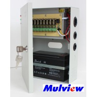 8CH 24V120W UPS Power Supply Box with Battery Charger