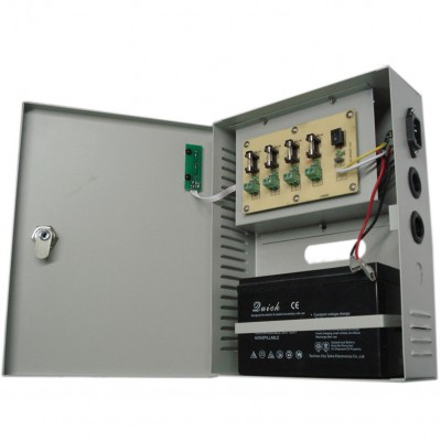 4CH 13.8V60W Battery Charge CCTV Power Distribution Box